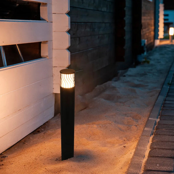 Twilight Wave LED Pathway Bollard Light