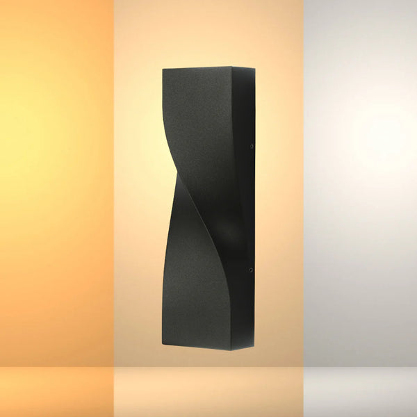 Twist Up and Down LED Outdoor Wall Light 3000K/4000K/6500K 11W
