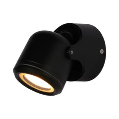 Up Down Tiltable Outdoor Wall Light GU10 Black