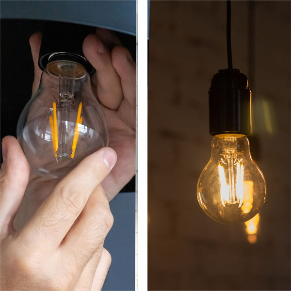 LED Filament A60 GLS Bulb B22 Bayonet Cap