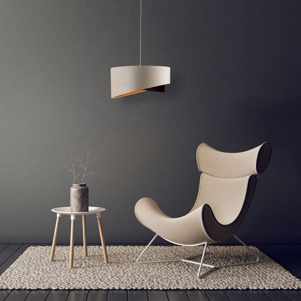Double Fabric Shade Pendant Ceiling Light