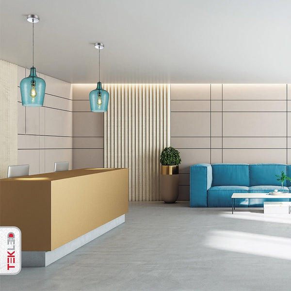 Vase Silhouette Textured Schoolhouse Pendant Ceiling Light