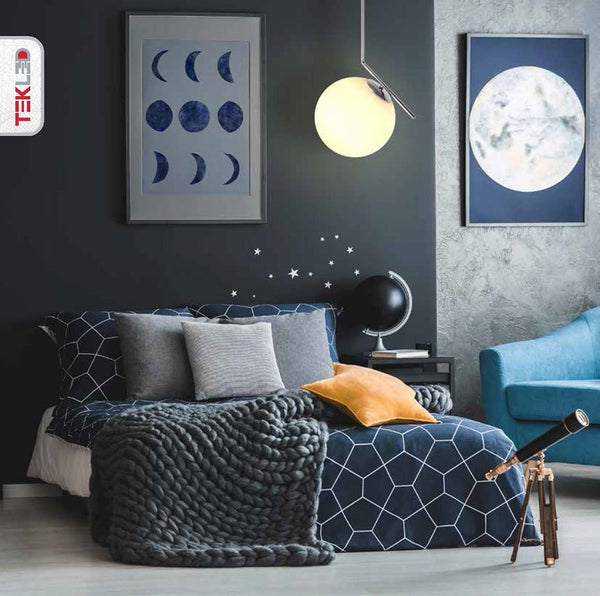 Opal White Glass Globe Pendant Ceiling Light