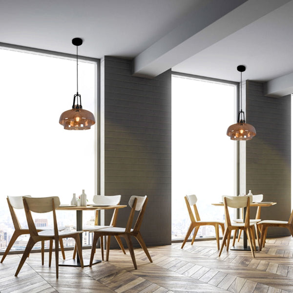 Vintage Industrial Japanese Gaslight Minimalist Glass Pendant Light