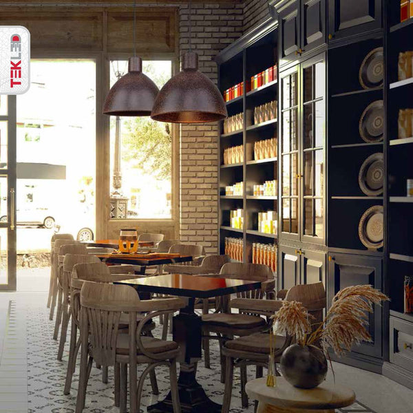 Industrial Dome Metal Pendant Ceiling Light E27 Fitting