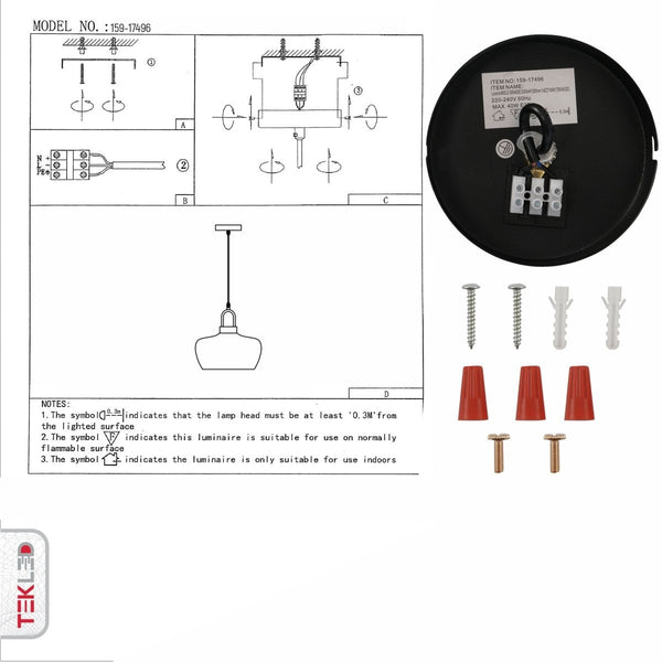 Miele Grande Amber Glass Pendant Ceiling Light E27