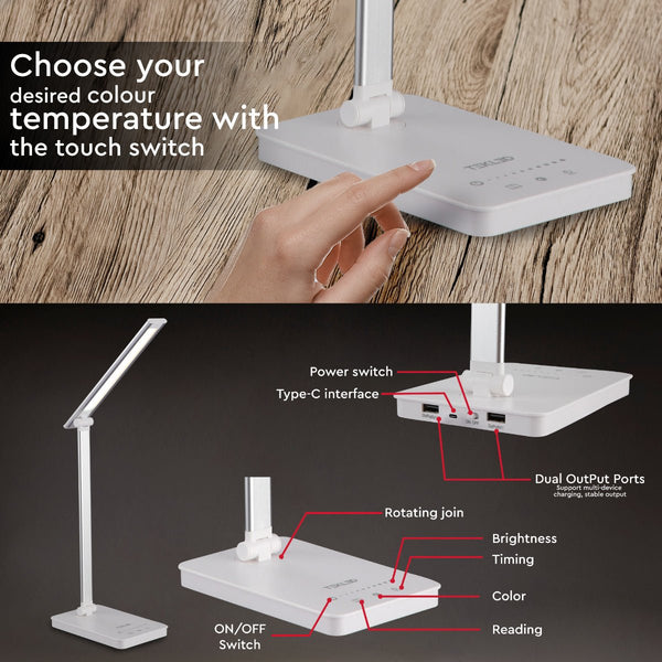 Zingo Desk Light Dimmable and Colour Modes