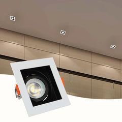 Valiant Tiltable Square GU10 Downlight