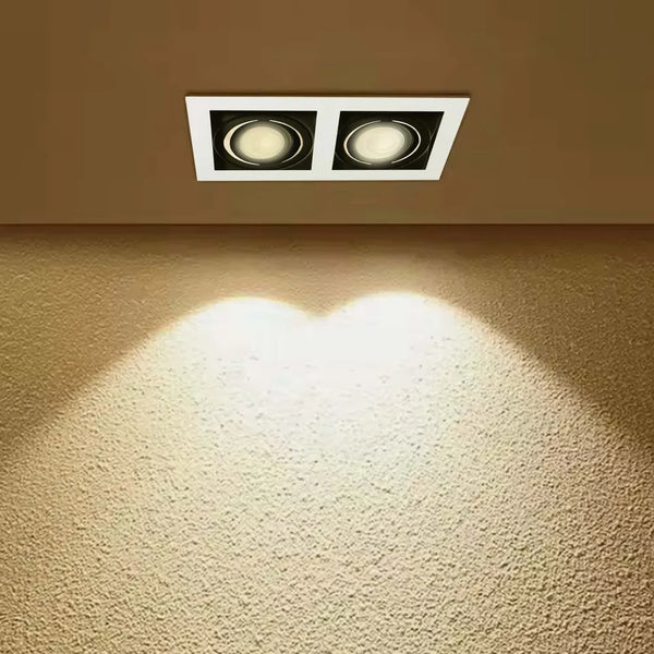 Valiant Tiltable Square GU10 Downlight