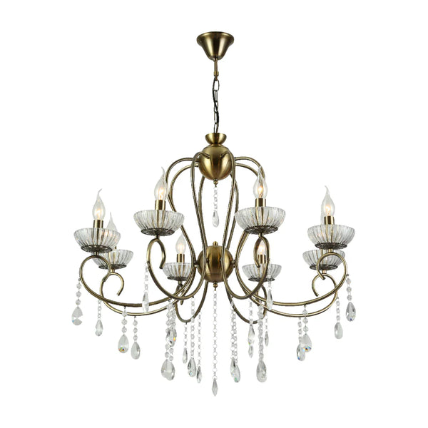 Versailles Elegance Crystal Swan Chandelier Ceiling Light