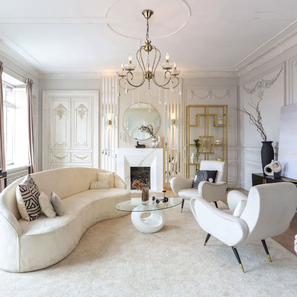 Versailles Elegance Crystal Swan Chandelier Ceiling Light