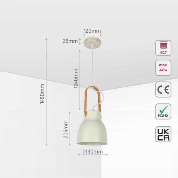 Versatile Narvik Nordic Cone Pendant Light