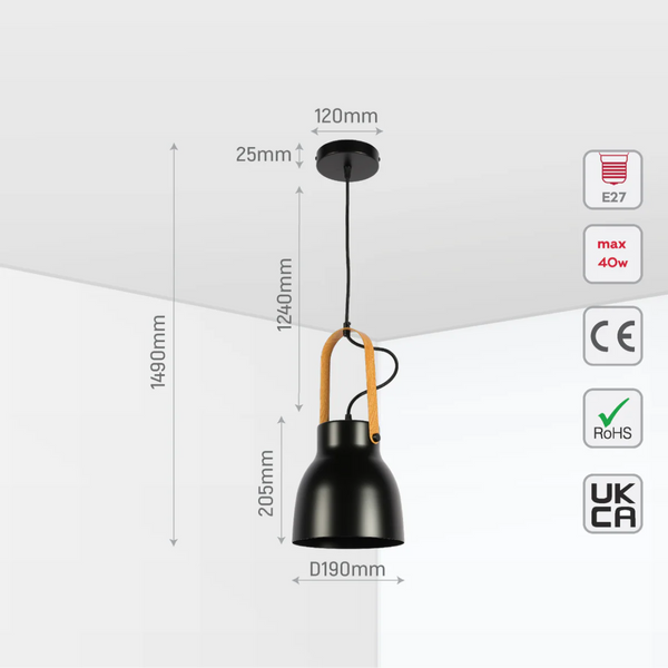 Versatile Narvik Nordic Cone Pendant Light