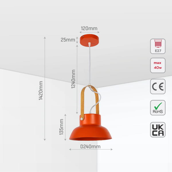 Versatile Narvik Nordic Cone Pendant Light