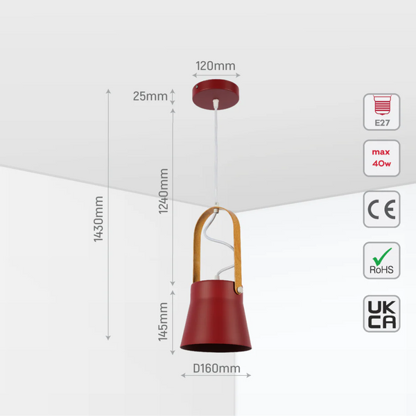 Versatile Narvik Nordic Cone Pendant Light