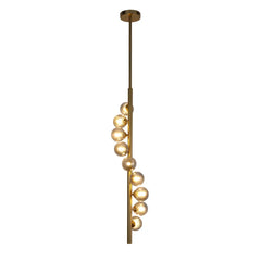 Vertica Ripple Spiral Pendant Light