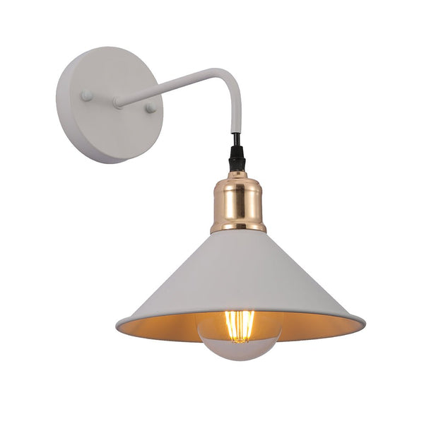Metal Funnel Suspended Wall Light E27 Fitting