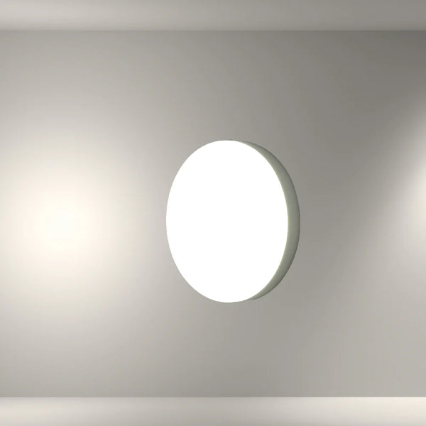 White Plastic Bulkhead LED Outdoor Wall Light 15W Cool Daylight