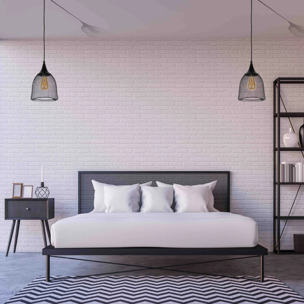 Wire Mesh Industrial Dome Pendant Ceiling Light E27