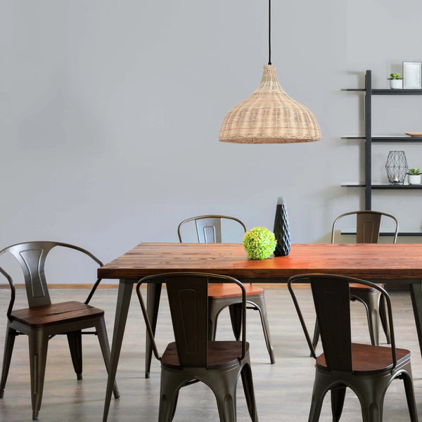 Woven Pendant Light Collection - Rope, Bamboo and Wood