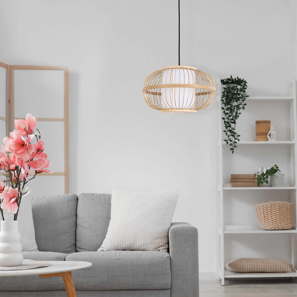 Woven Pendant Light Collection - Rope, Bamboo and Wood