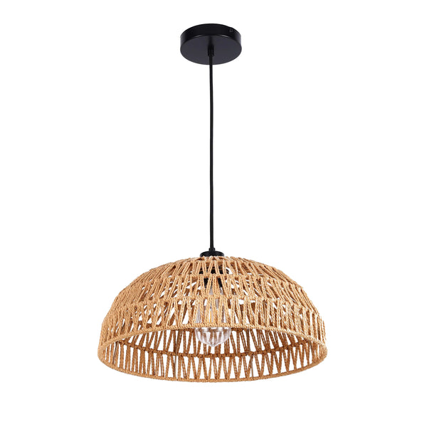 Woven Pendant Light Collection - Rope, Bamboo and Wood