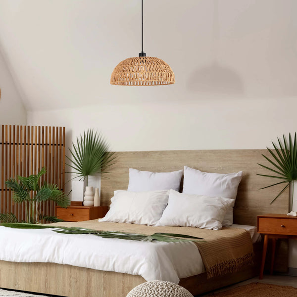 Woven Pendant Light Collection - Rope, Bamboo and Wood