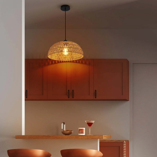 Woven Pendant Light Collection - Rope, Bamboo and Wood