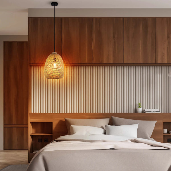 Woven Pendant Light Collection - Rope, Bamboo and Wood