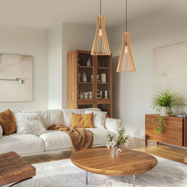 Woven Pendant Light Collection - Rope, Bamboo and Wood