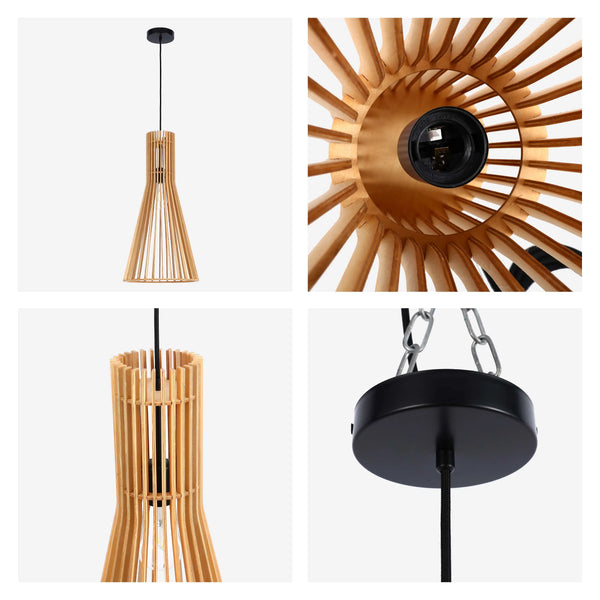 Woven Pendant Light Collection - Rope, Bamboo and Wood