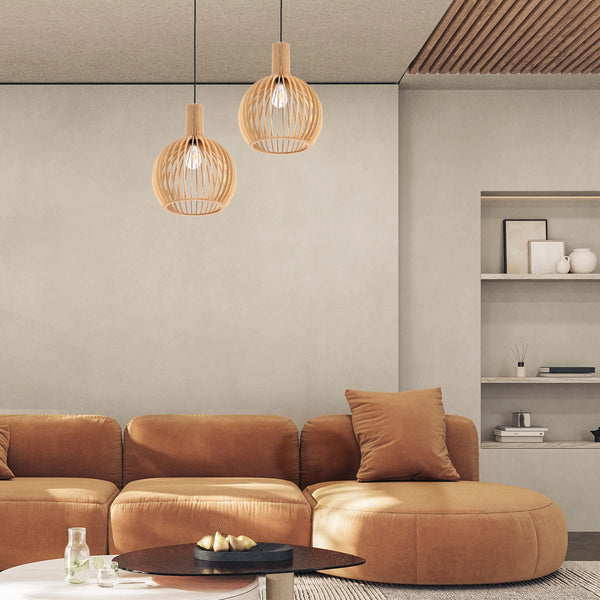 Woven Pendant Light Collection - Rope, Bamboo and Wood