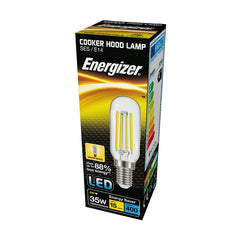 S13563 ENERGIZER FILAMENT LED COOKER HOOD 420LM 3.8W E14 (SES) WARM WHITE, PACK OF 1