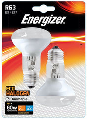 2 x S5190 ENERGIZER ECO E27 (ES) R63 48W(60W) DIMMABLE (1 Twin Pack)